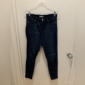 Good American good waist crop Women's Dark Blue Jeans